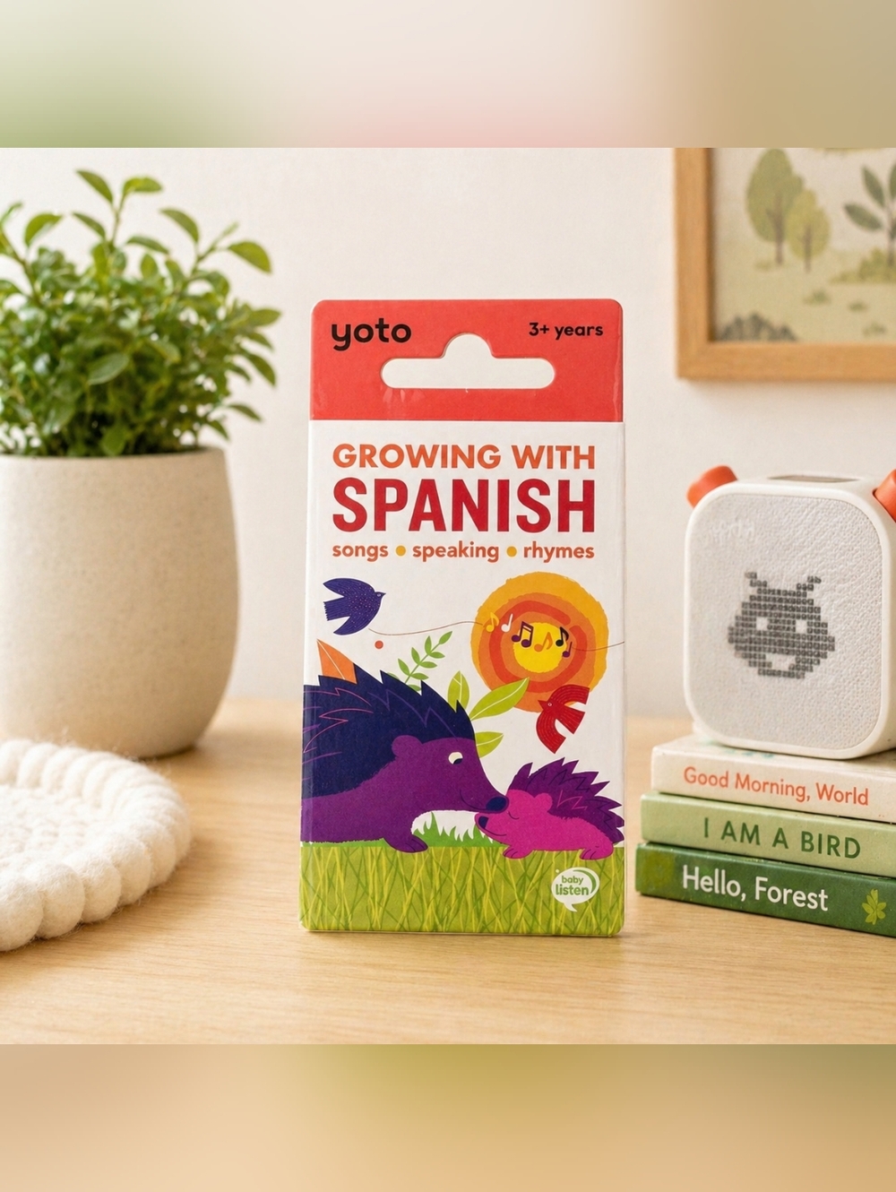 Yoto Card Growing With Spanish NEW Sealed Baby Listen Kids Audio Songs Rhymes 3+
